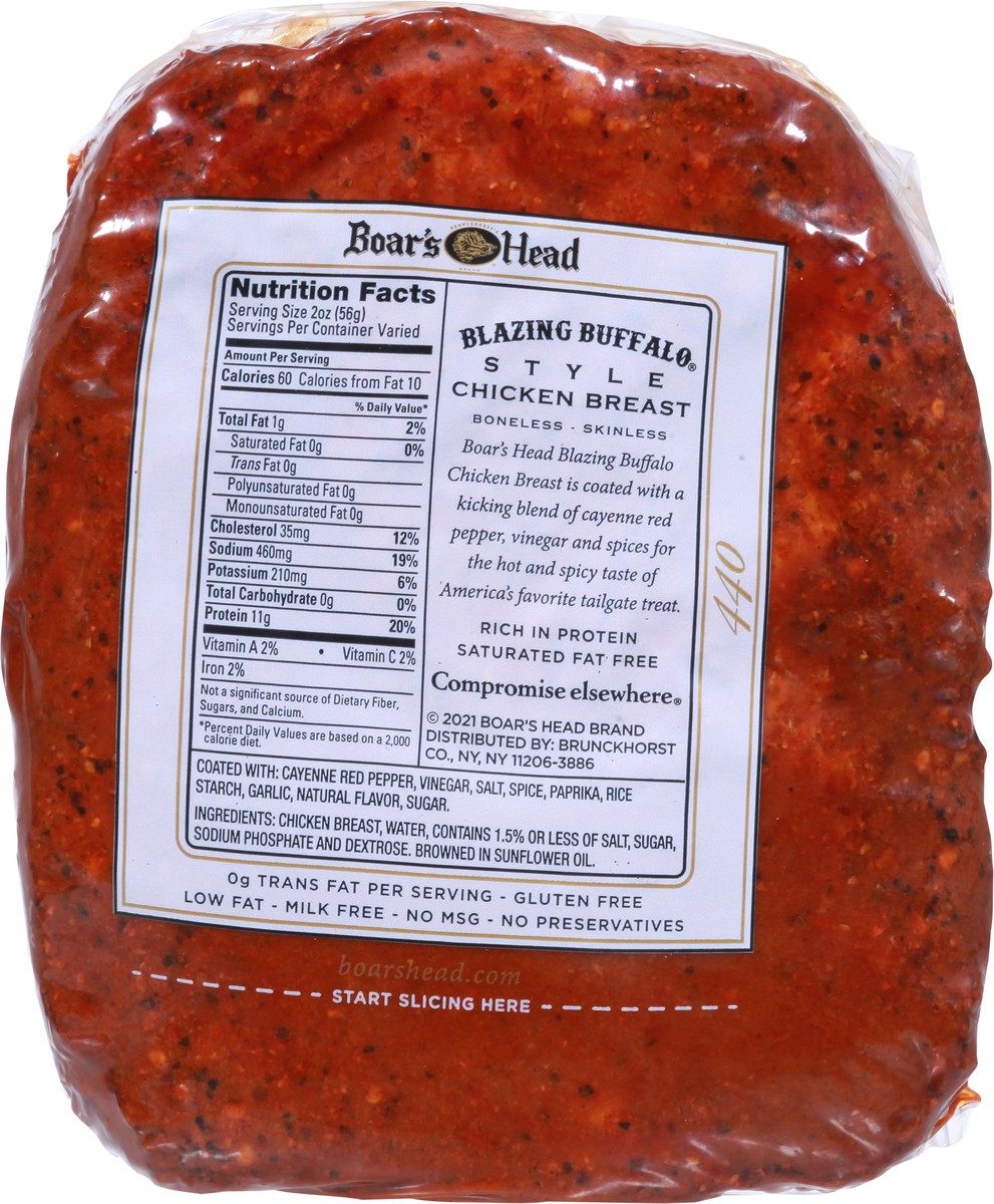 slide 5 of 9, Boar's Head Blazing Buffalo Style Chicken Breast, per lb