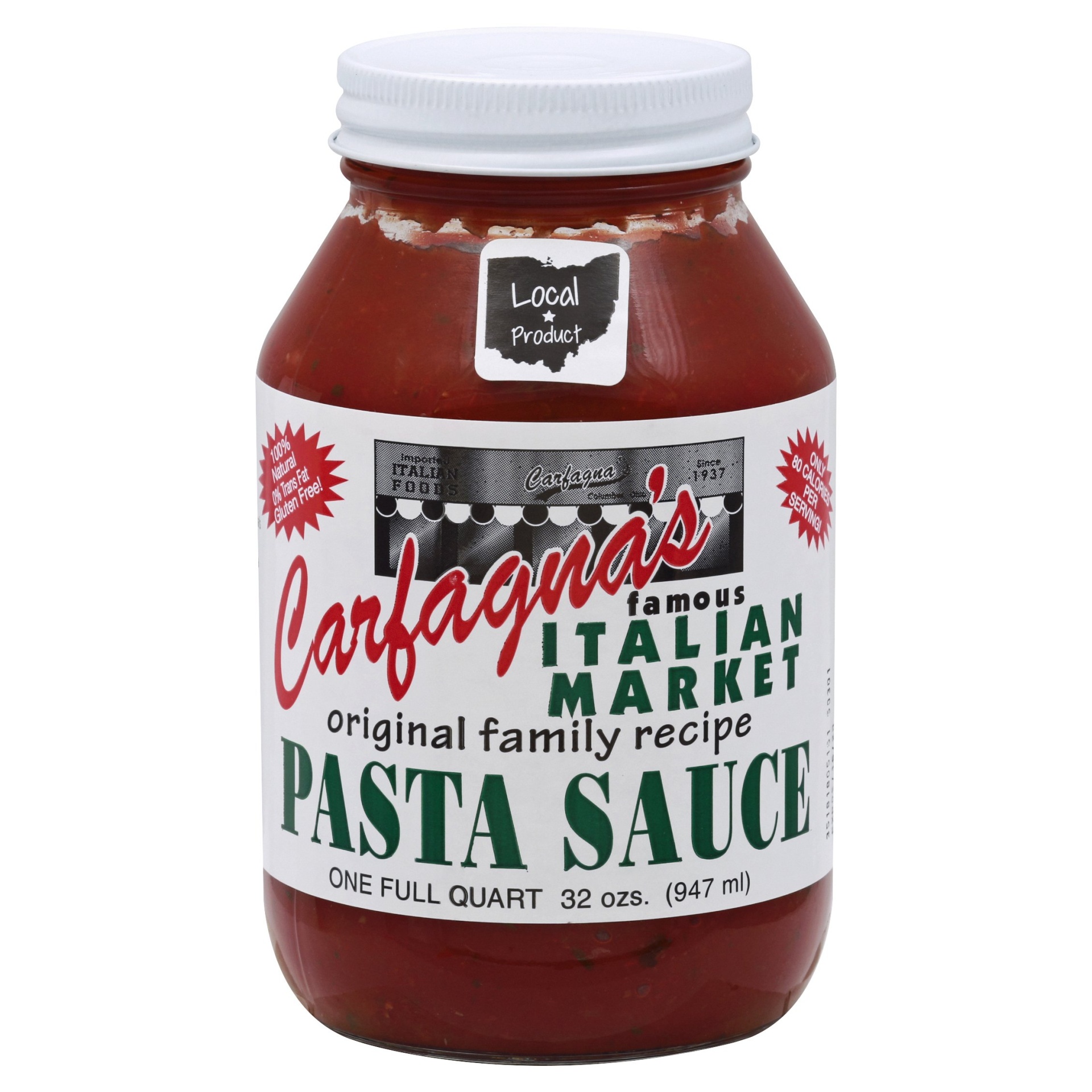 slide 1 of 2, Carfagna Pasta Sauce Original, 32 oz