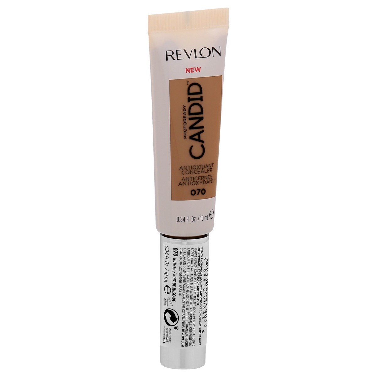 slide 9 of 9, Revlon PhotoReady Candid Antioxidant Concealer, Nutmeg, 0.34 fl oz