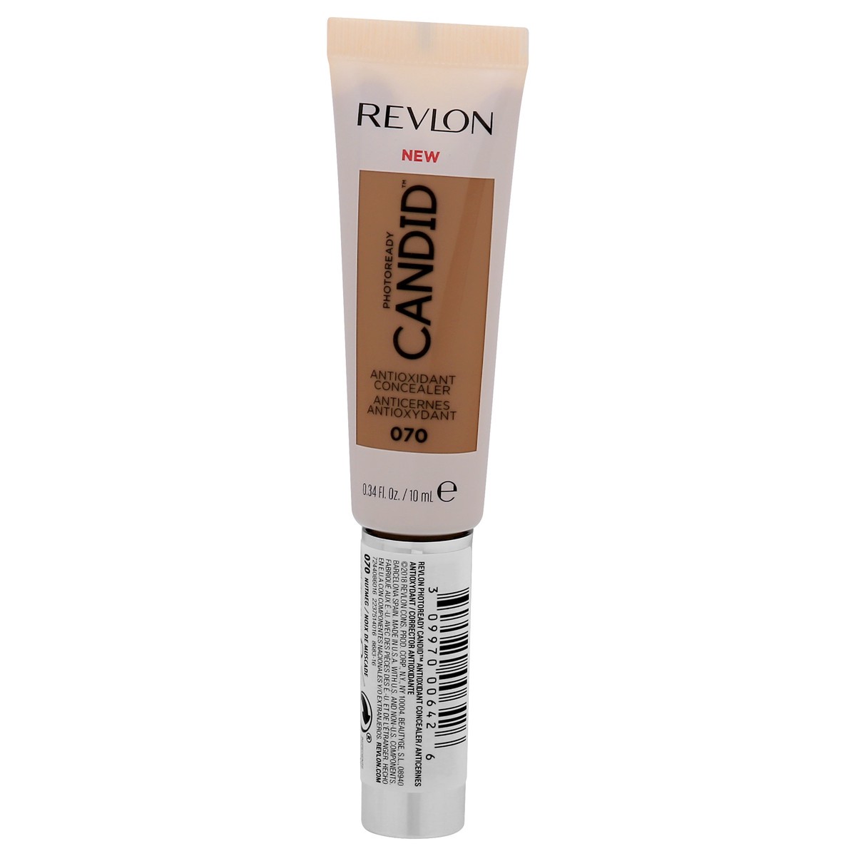 slide 2 of 9, Revlon PhotoReady Candid Antioxidant Concealer, Nutmeg, 0.34 fl oz