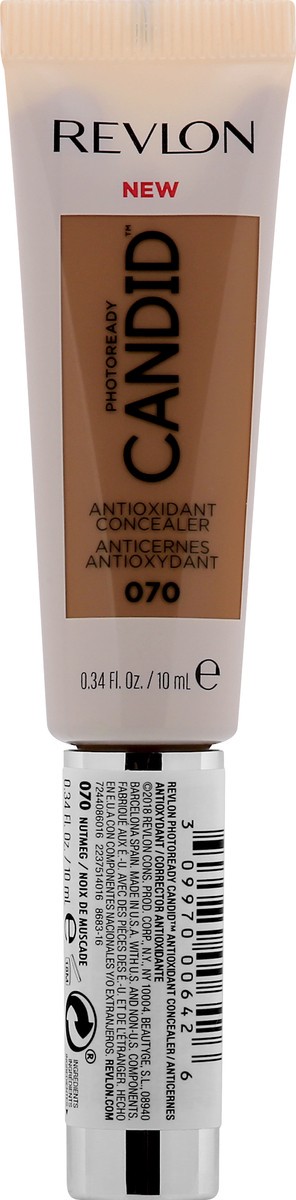 slide 7 of 9, Revlon PhotoReady Candid Antioxidant Concealer, Nutmeg, 0.34 fl oz