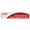 slide 14 of 29, Meijer Mucus Relief Sinus Severe Congestion Relief Caplets, 20 ct