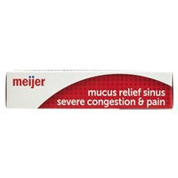 slide 15 of 29, Meijer Mucus Relief Sinus Severe Congestion Relief Caplets, 20 ct