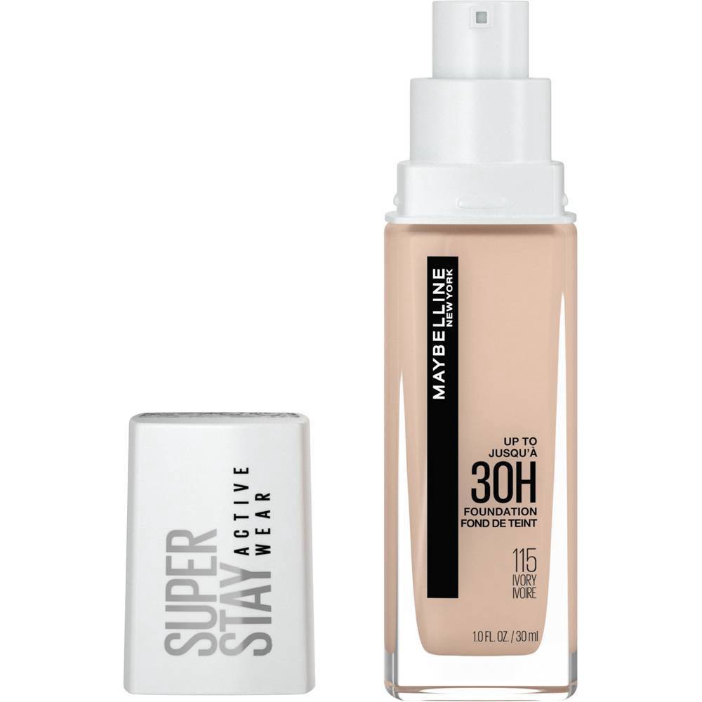 slide 1 of 3, Maybelline Super Stay Full Coverage Liquid Foundation - 115 Ivory - 1 fl oz, 1 fl oz