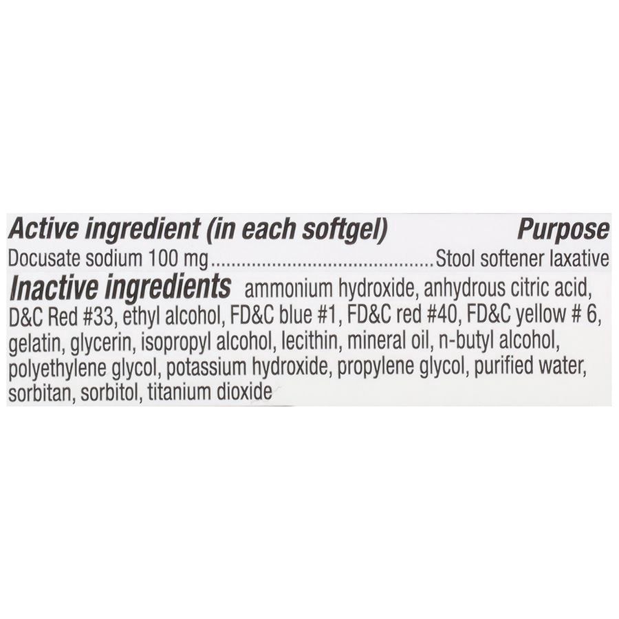 slide 5 of 5, Walgreens Constipation Stool Softener Softgels, 200 ct