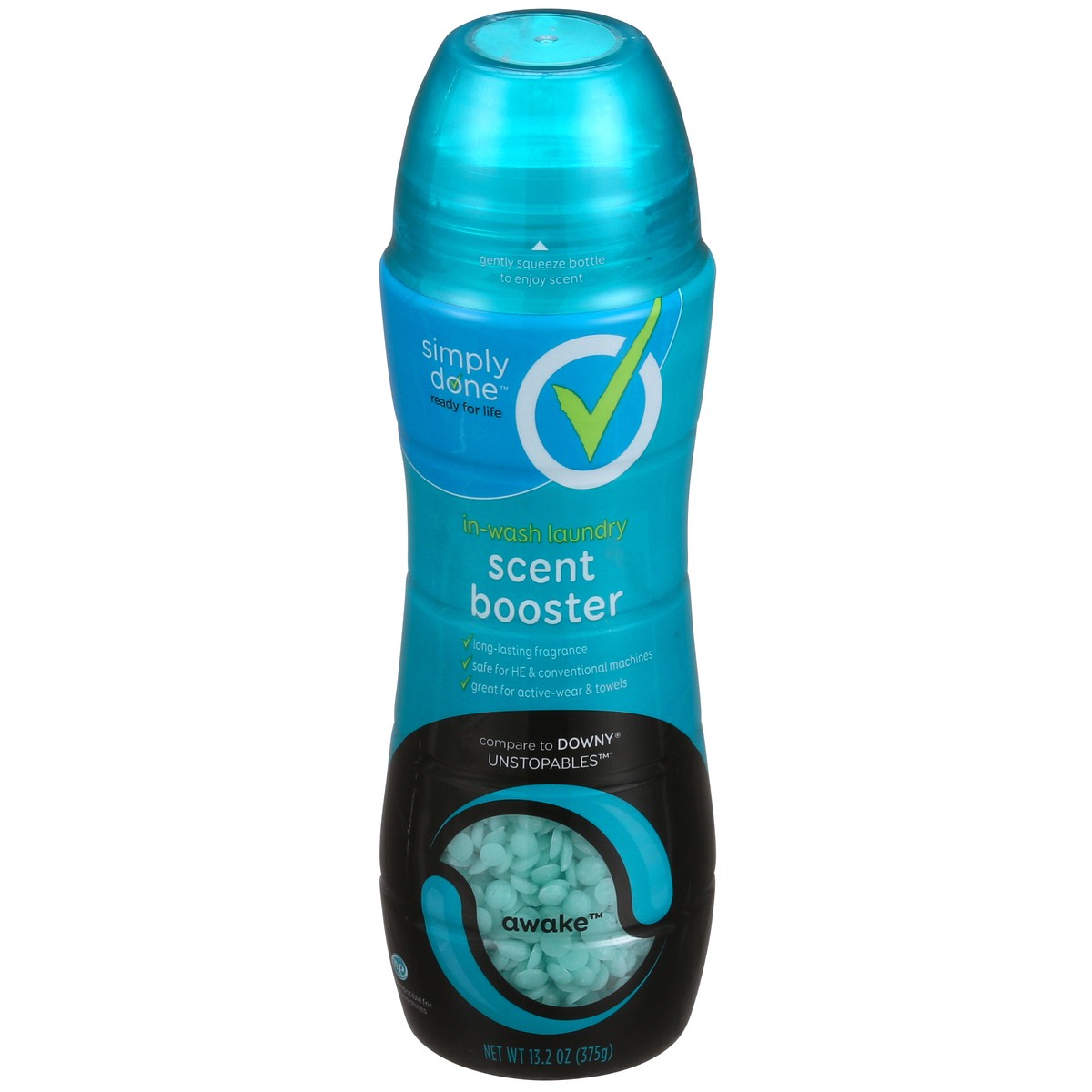 slide 1 of 10, Simply Done In-Wash Laundry Scent Booster, Awake, 13.2 oz