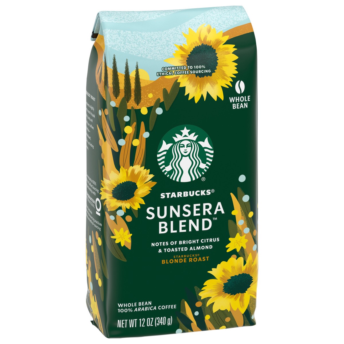slide 3 of 4, Starbucks Blonde Roast Whole Bean 100% Arabica Sunsera Blend Coffee 12 oz, 12 oz