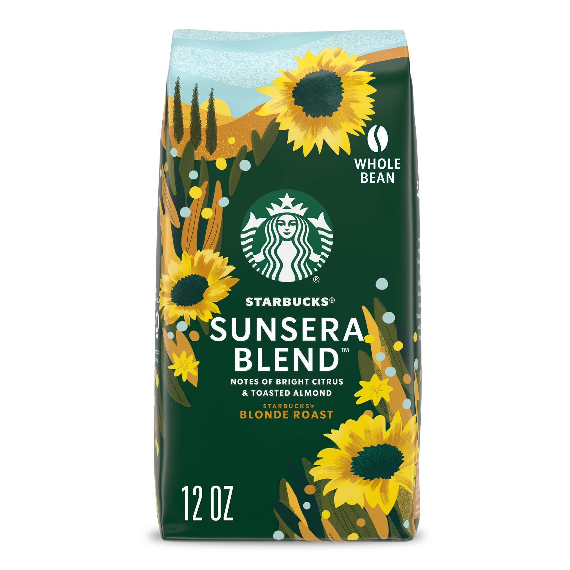 slide 1 of 1, Starbucks Whole Bean Coffee, Sunsera Blend, 100% Arabica, 1 Bag (12 Oz), 12 oz
