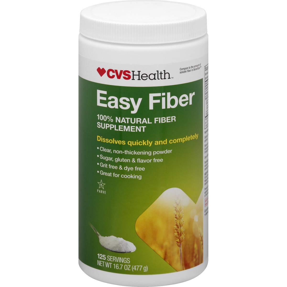 slide 2 of 11, CVS Health Easy Fiber, 125 Servings, 1 ct