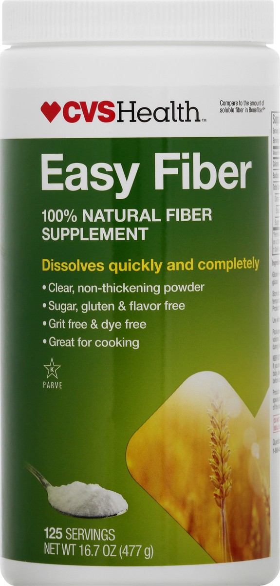 slide 1 of 11, CVS Health Easy Fiber, 125 Servings, 1 ct