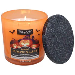 Tuscany Candle Haunted Pumpkin Jar Candle