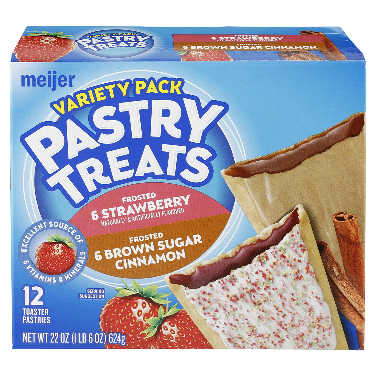 slide 1 of 8, Meijer Pastry Treats Variety Pack, 22 oz