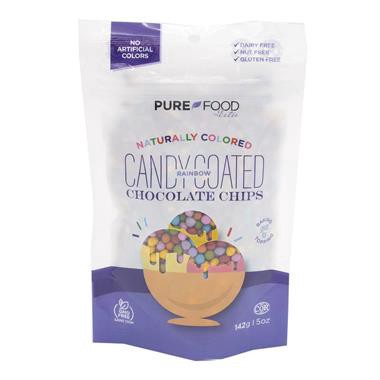 slide 1 of 1, Pure Foods Rainbow Chocolate Chips, 5 oz