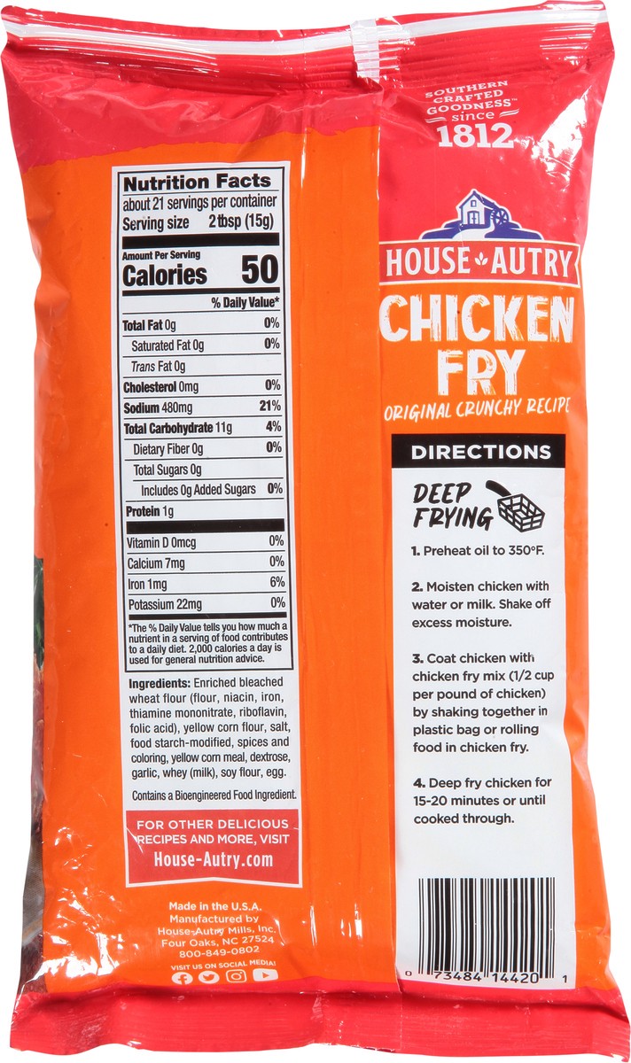 slide 5 of 9, House-Autry Original Crunchy Recipe Original Crunchy Recipe Chicken Fry 11 oz, 11 oz