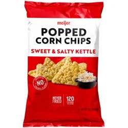 Meijer Popped Corn Chips, Kettle Corn, 7 Oz
