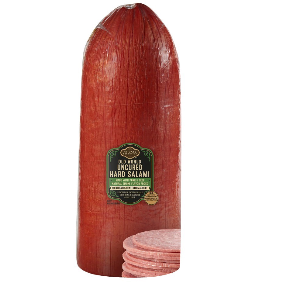 slide 3 of 4, Private Selection Hard Salami, per lb