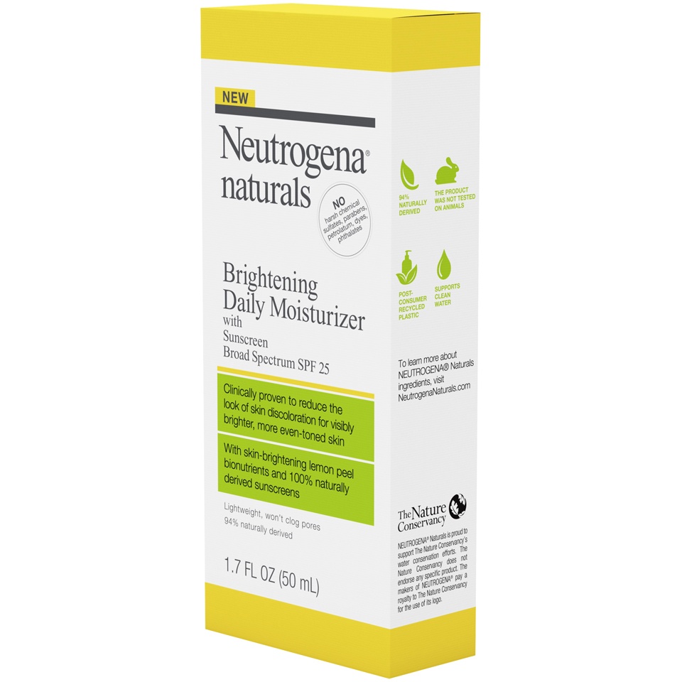 Neutrogena Naturals Brightening Daily Moisturizer Spf 25 17 Oz Shipt