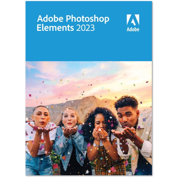 slide 1 of 2, Adobe Photoshop Elements Software 2023 For Pc/Mac, Windows 11/10/Mac Os X V11.3/Os Monterey 12, Product Key, 1 ct