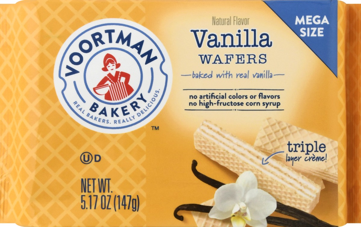 slide 9 of 10, Voortman Bakery Vanilla Wafers Mega Size, 5.17 oz