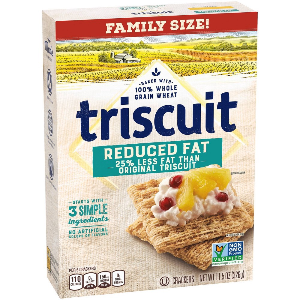 slide 7 of 19, Triscuit Crackers 12 oz, 12 oz