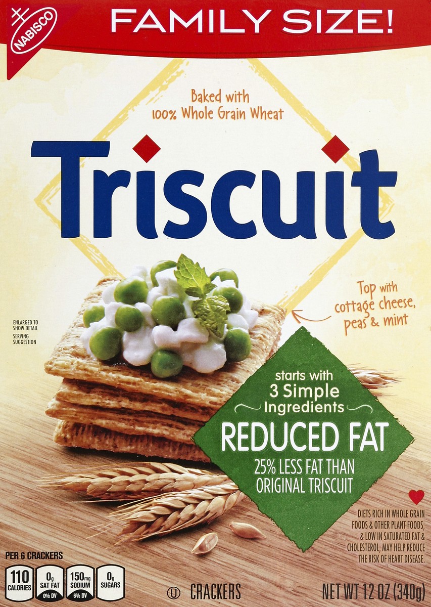 slide 1 of 19, Triscuit Crackers 12 oz, 12 oz