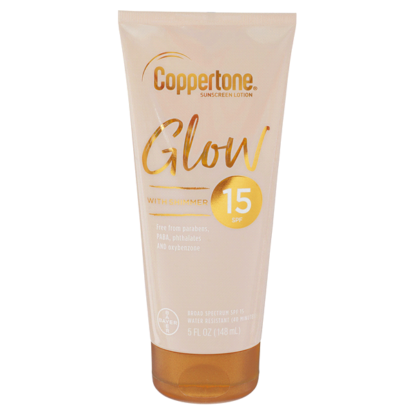 slide 1 of 1, Coppertone Glow Hydratingatingrating Sunscreen Lotion SPF15, 5 oz