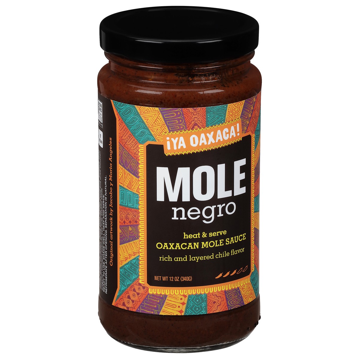 slide 6 of 13, Ya Oaxaca! Negro Oaxacan Mole Sauce 12 oz, 12 oz