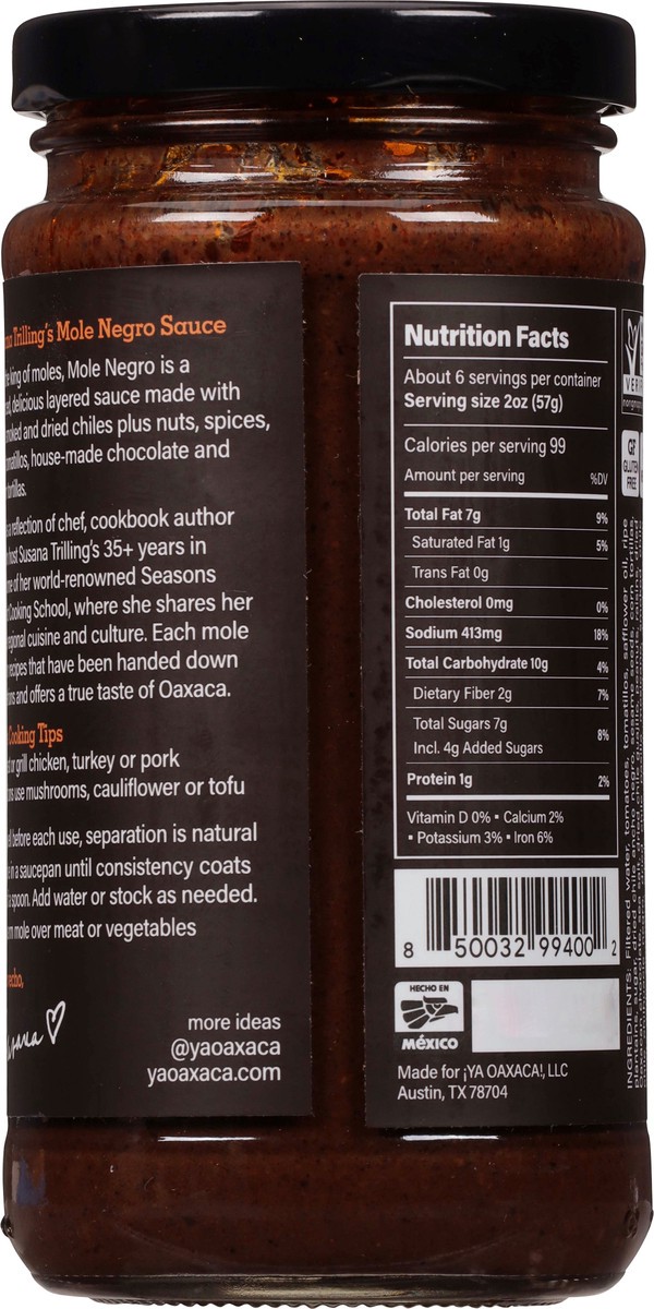 slide 12 of 13, Ya Oaxaca! Negro Oaxacan Mole Sauce 12 oz, 12 oz