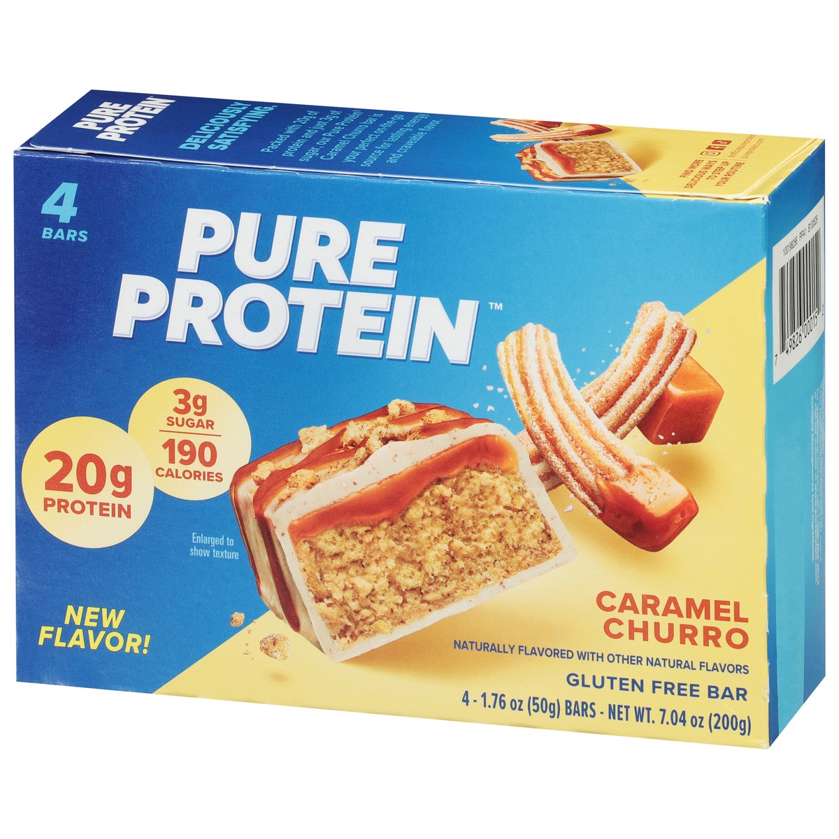 slide 8 of 16, Pure Protein Bars, Caramel Churro, 20 g Protein, 1.76 oz, 4 ct, 4 ct