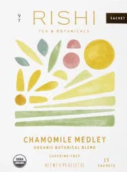 Rishi Caffeine-Free Organic Sachets Chamomile Medley Tea - 15 ct