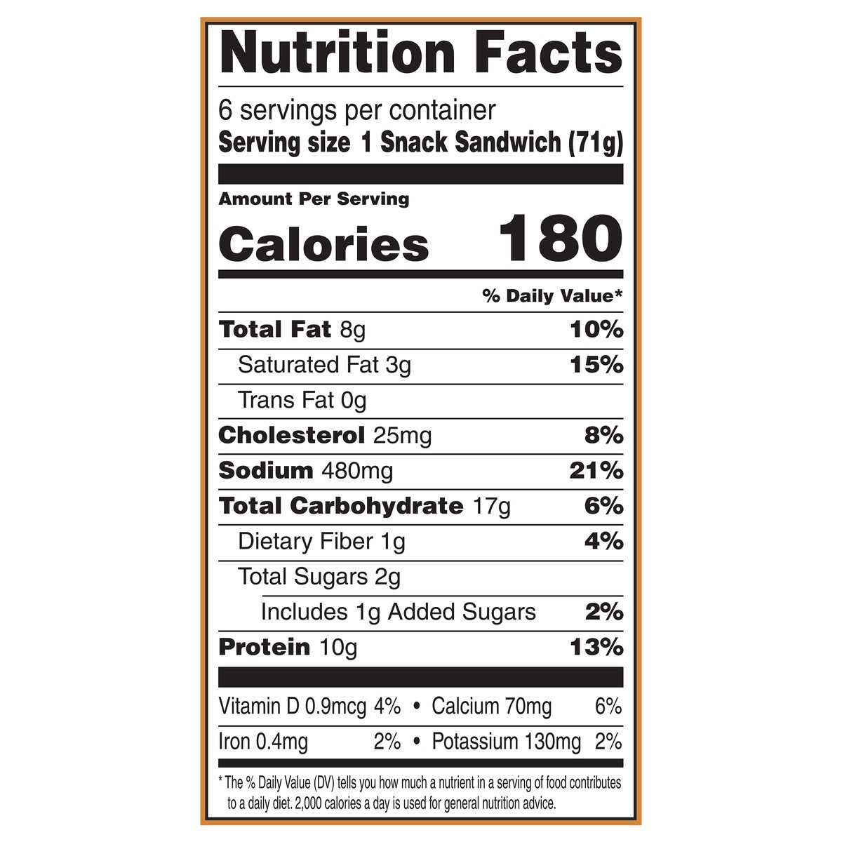 slide 11 of 13, Sandwich Bros. Sandwich Bros Chicken Melt, Frozen Pita Pocket Sandwiches, Frozen Meal, 6 Count, 15 oz, 6 ct