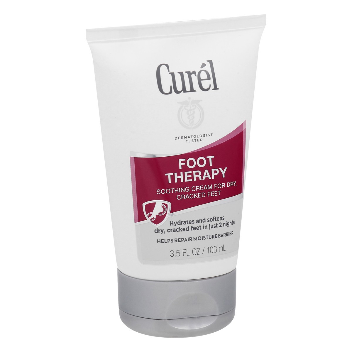 slide 9 of 9, Curél Foot Therapy Cream, Soothing Lotion for Dry Cracked Feet, Quick Absorbing, with Shea Butter, Coconut Milk, and Vitamin E2, 3.5 Oz, 3.5 fl oz