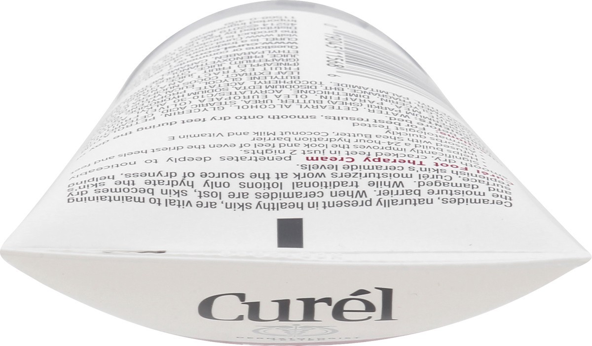 slide 4 of 9, Curél Foot Therapy Cream, Soothing Lotion for Dry Cracked Feet, Quick Absorbing, with Shea Butter, Coconut Milk, and Vitamin E2, 3.5 Oz, 3.5 fl oz