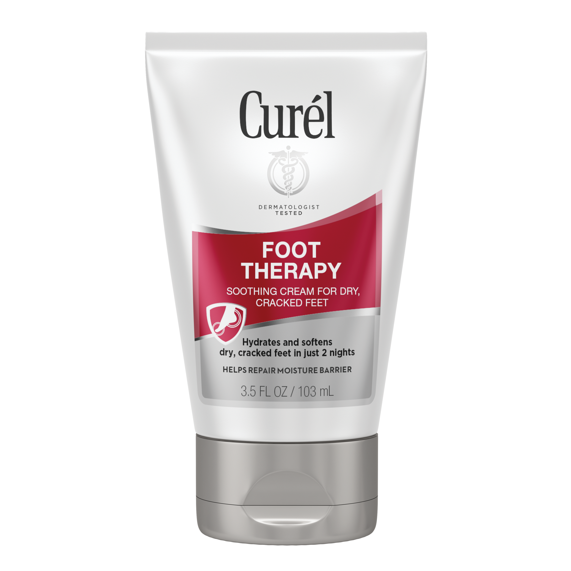 slide 1 of 9, Curél Foot Therapy Cream, Soothing Lotion for Dry Cracked Feet, Quick Absorbing, with Shea Butter, Coconut Milk, and Vitamin E2, 3.5 Oz, 3.5 fl oz