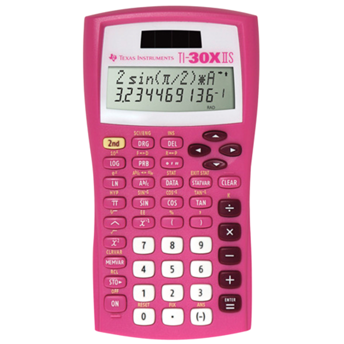 slide 1 of 1, Texas Instruments TI-30xIIs Pink, 1 ct