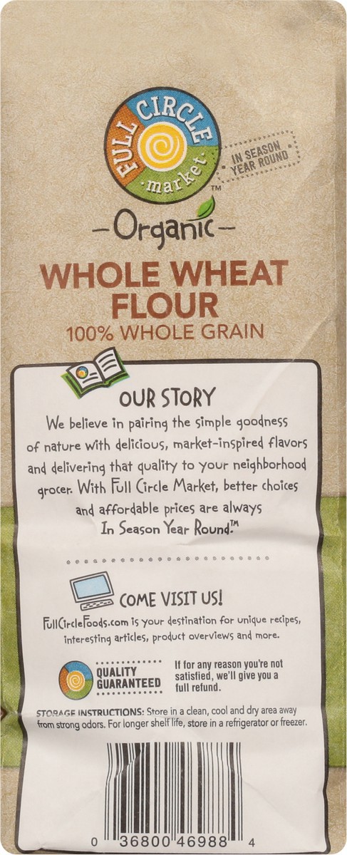 slide 2 of 10, Full Circle Market Organic Whole Wheat Flour 5 lb, 5 lb