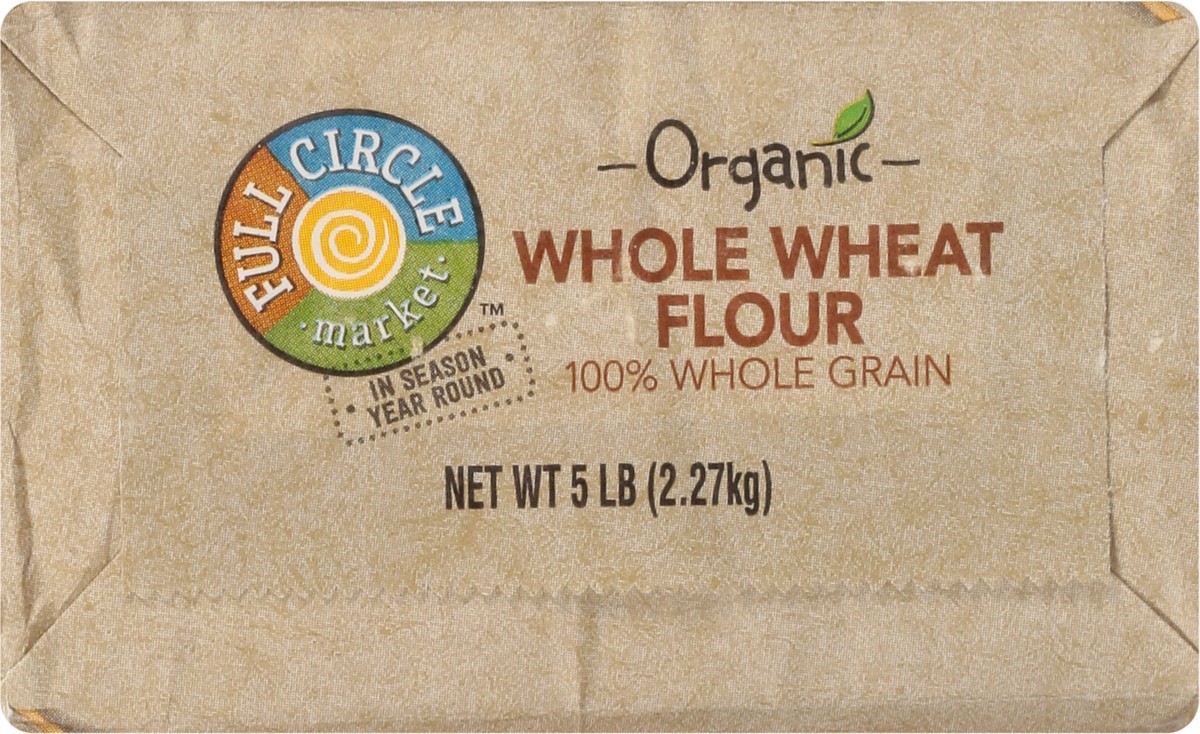 slide 4 of 10, Full Circle Market Organic Whole Wheat Flour 5 lb, 5 lb