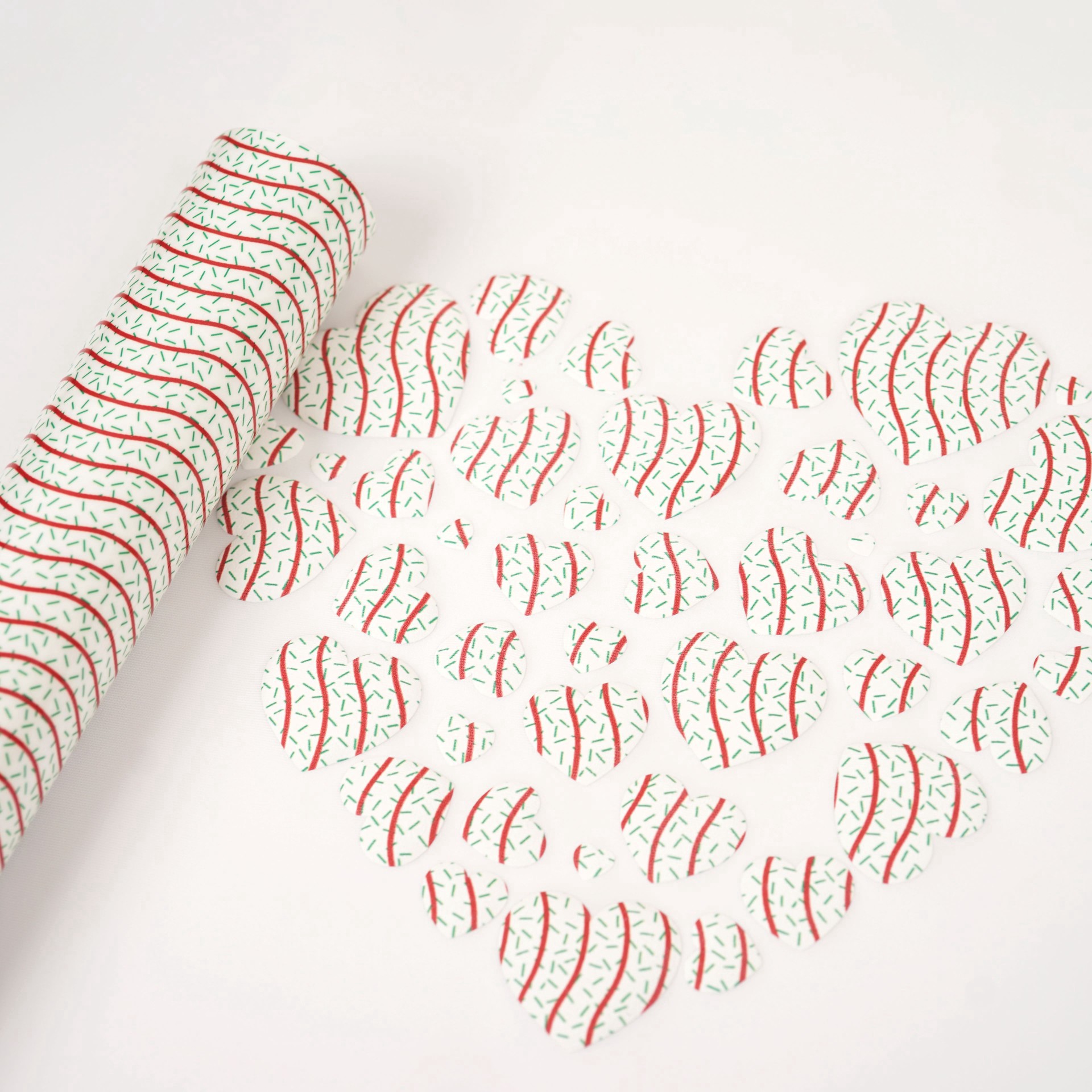 slide 4 of 4, Cake Pattern Puff Heat Transfer Vinyl By Make Market, 12 in x 24 in