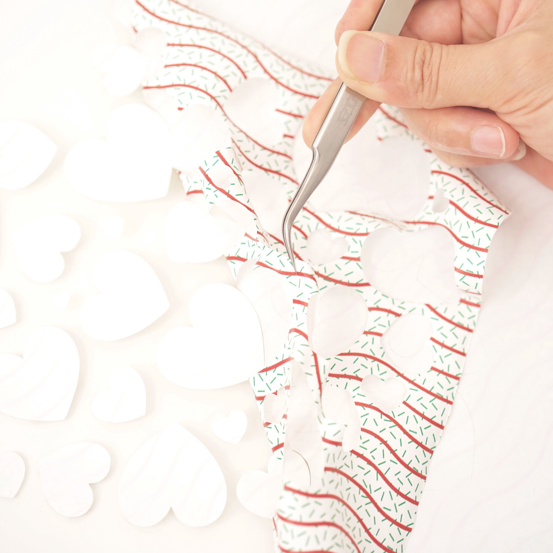 slide 3 of 4, Cake Pattern Puff Heat Transfer Vinyl By Make Market, 12 in x 24 in