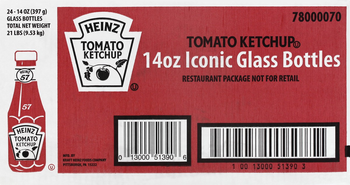 slide 10 of 11, Heinz Tomato Ketchup - 24 ct, 24 ct