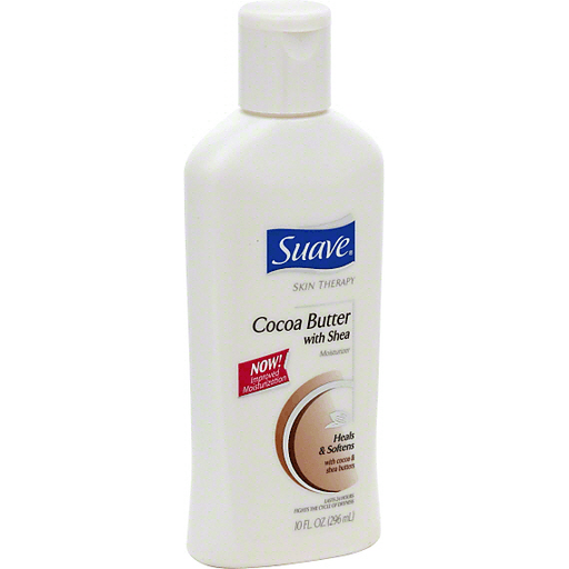 slide 1 of 1, Suave Cocoa Butter With Shea Body Lotion, 10 fl oz