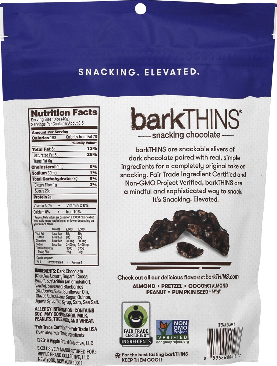 slide 7 of 7, barkTHINS Snacking Chocolate 4.7 oz, 4.7 oz