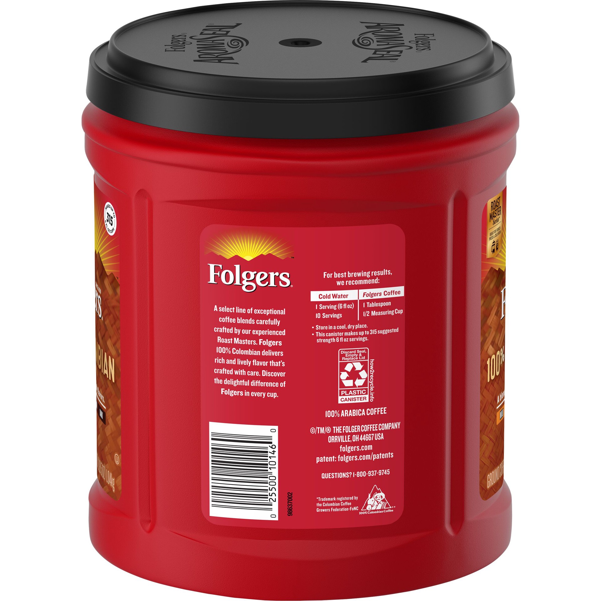 slide 5 of 5, Folgers Coffee - 33.7 oz, 33.7 oz