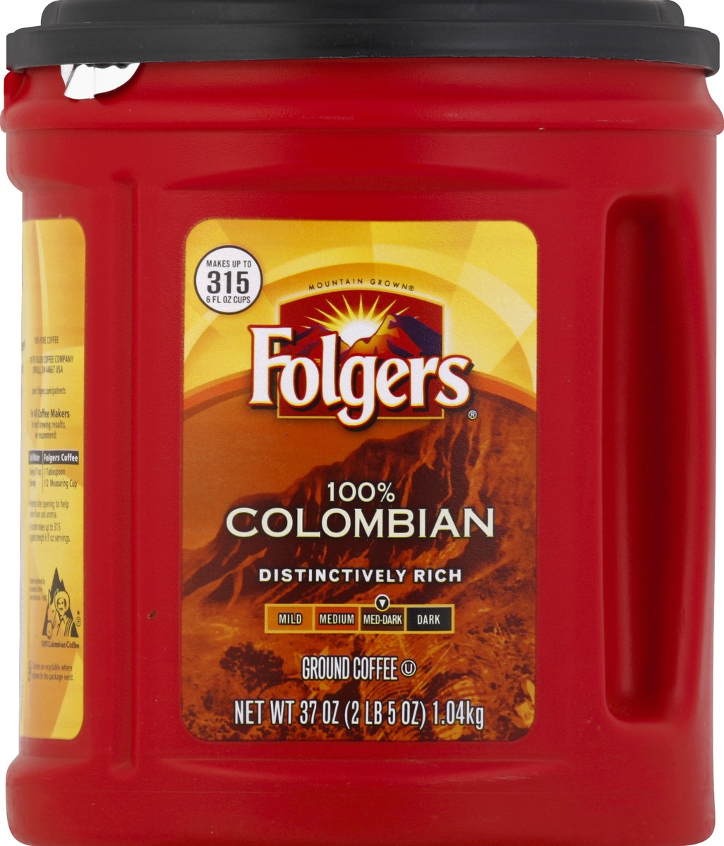 slide 1 of 5, Folgers Coffee - 33.7 oz, 33.7 oz