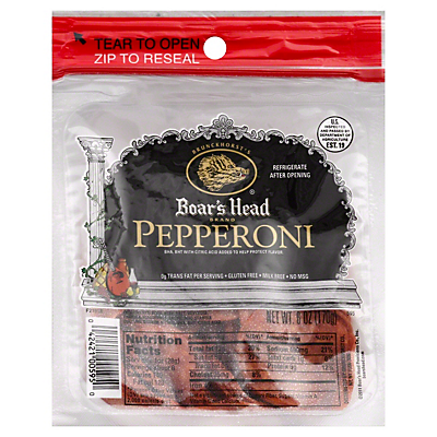 slide 1 of 1, Boar's Head Pepperoni, per lb