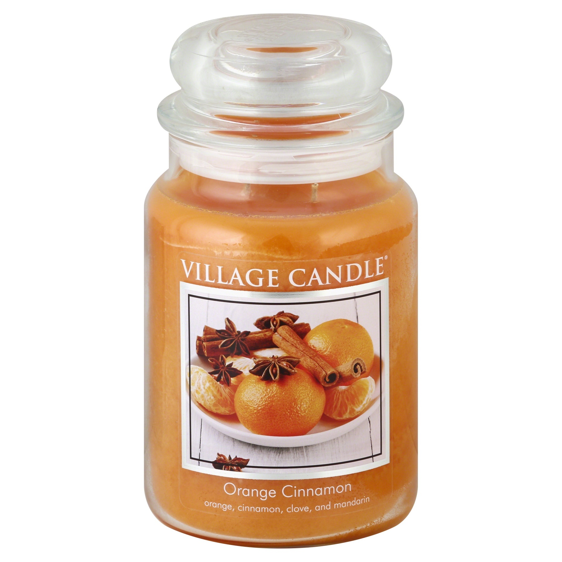 slide 1 of 1, Village Candle Orange Cinnamon, 1 ct