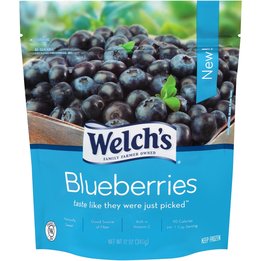 slide 1 of 1, Welch's Frozen Bluebrries, 12 oz