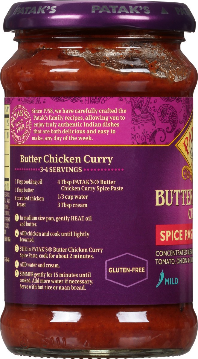 slide 11 of 12, Patak's Mild Butter Chicken Spice Paste 11 oz, 11 oz