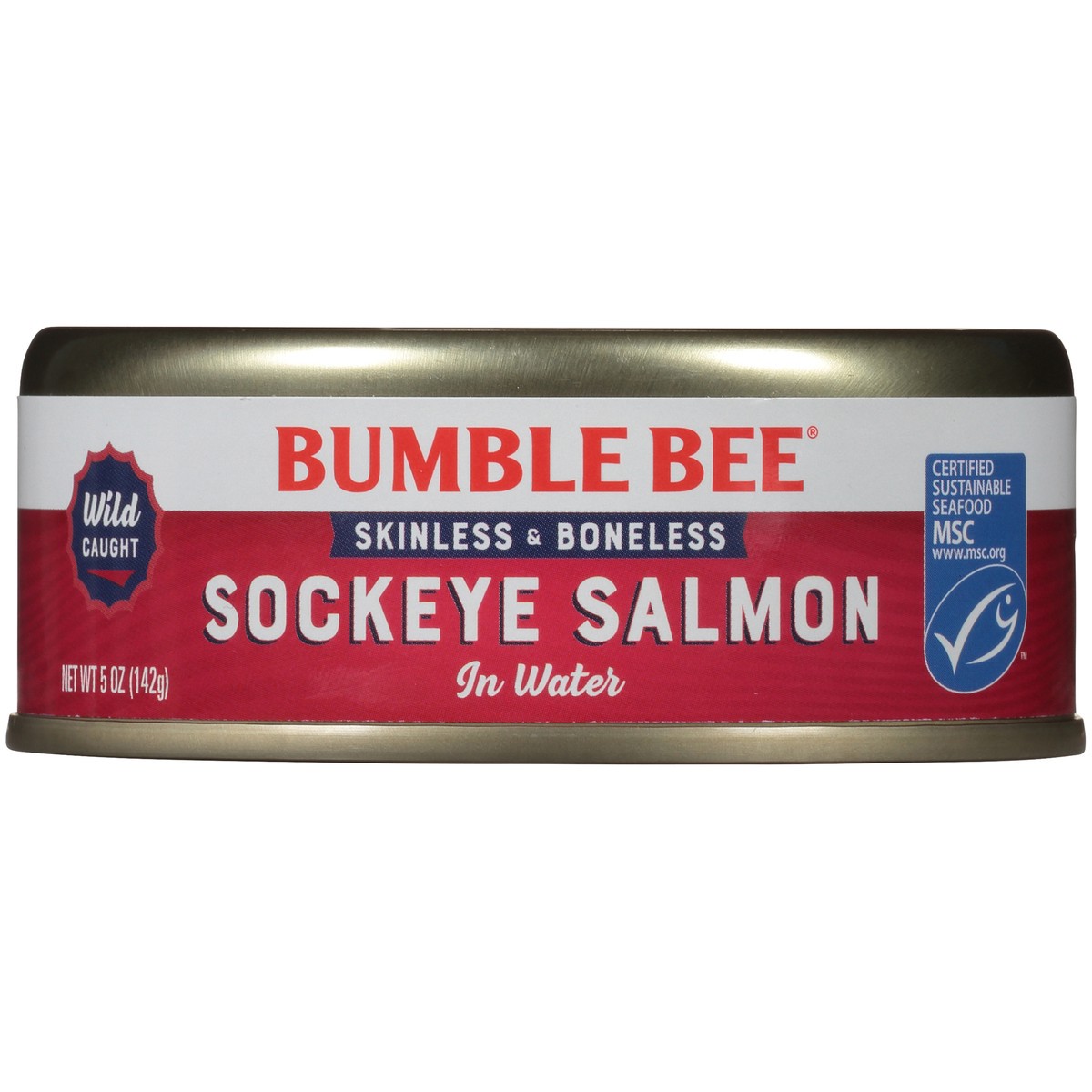 slide 6 of 14, Bumble Bee Skinless & Boneless Wild Red Salmon in Water, 5 oz