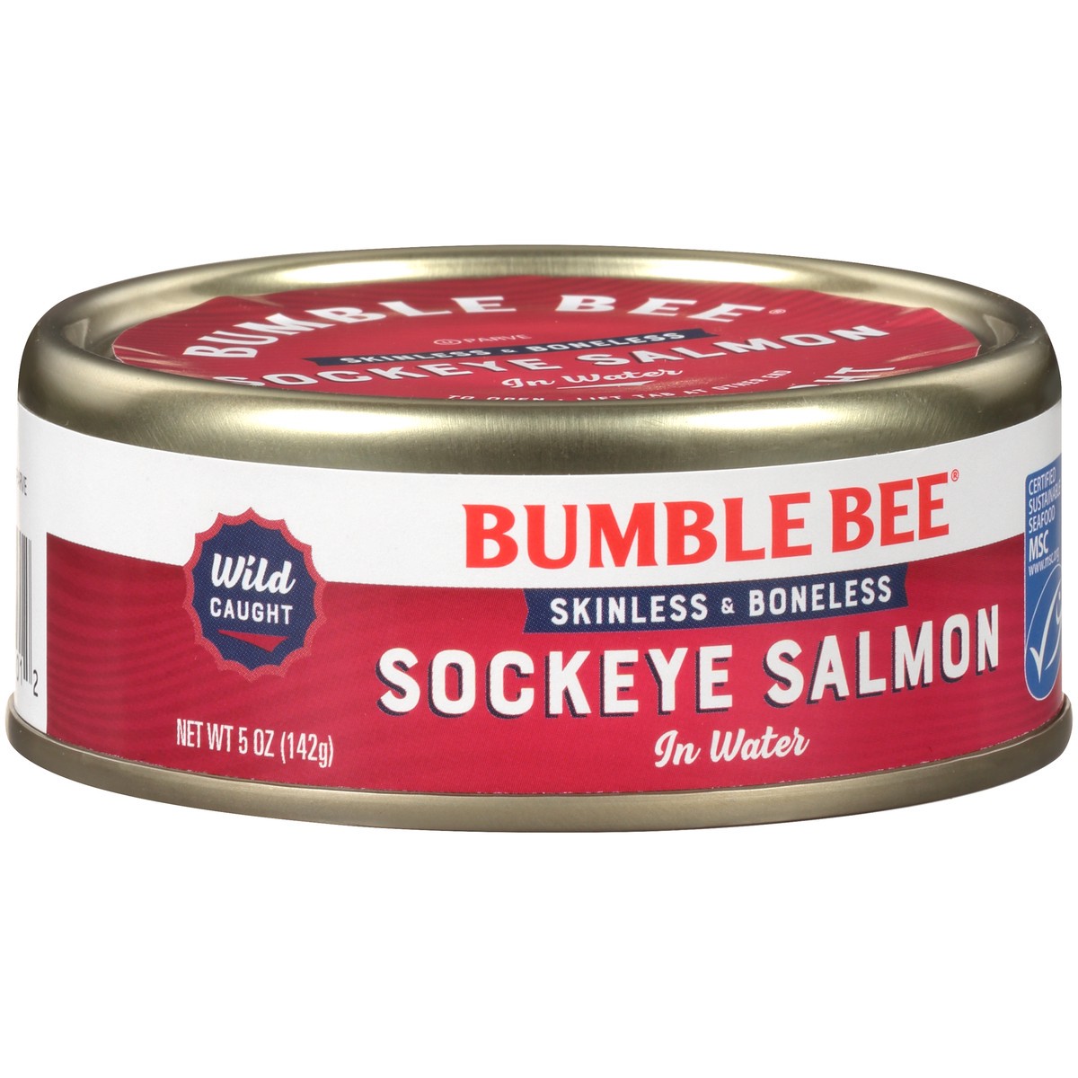 slide 4 of 14, Bumble Bee Skinless & Boneless Wild Red Salmon in Water, 5 oz